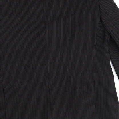 Mens UK Size  Greenwoods Regular Black Suit Jacket