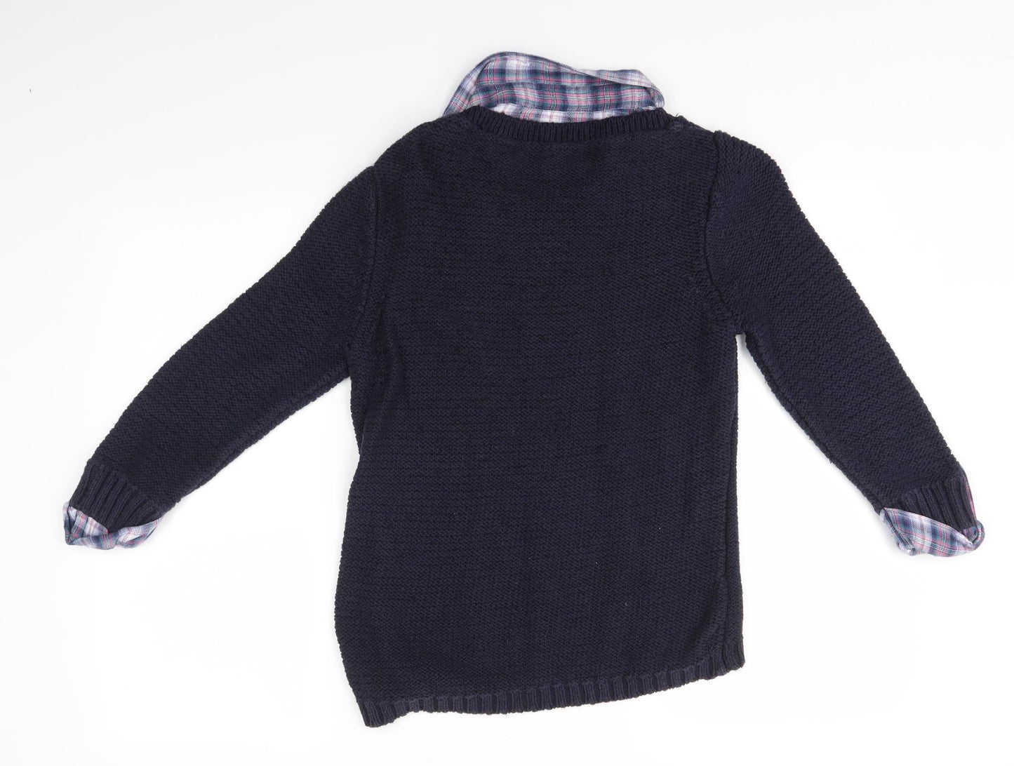 Womens UK Size 8 Preworn Multicoloured Pullover Jumper