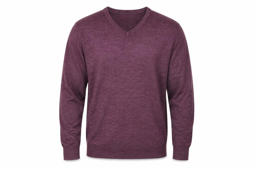 Mens UK Size XL Atlantic Bay Purple Pullover Jumper