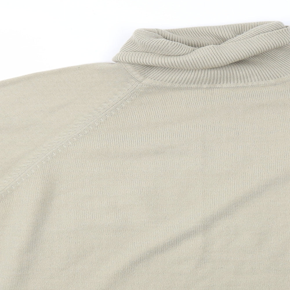 BHS Mens Beige  Knit Pullover Jumper Size L