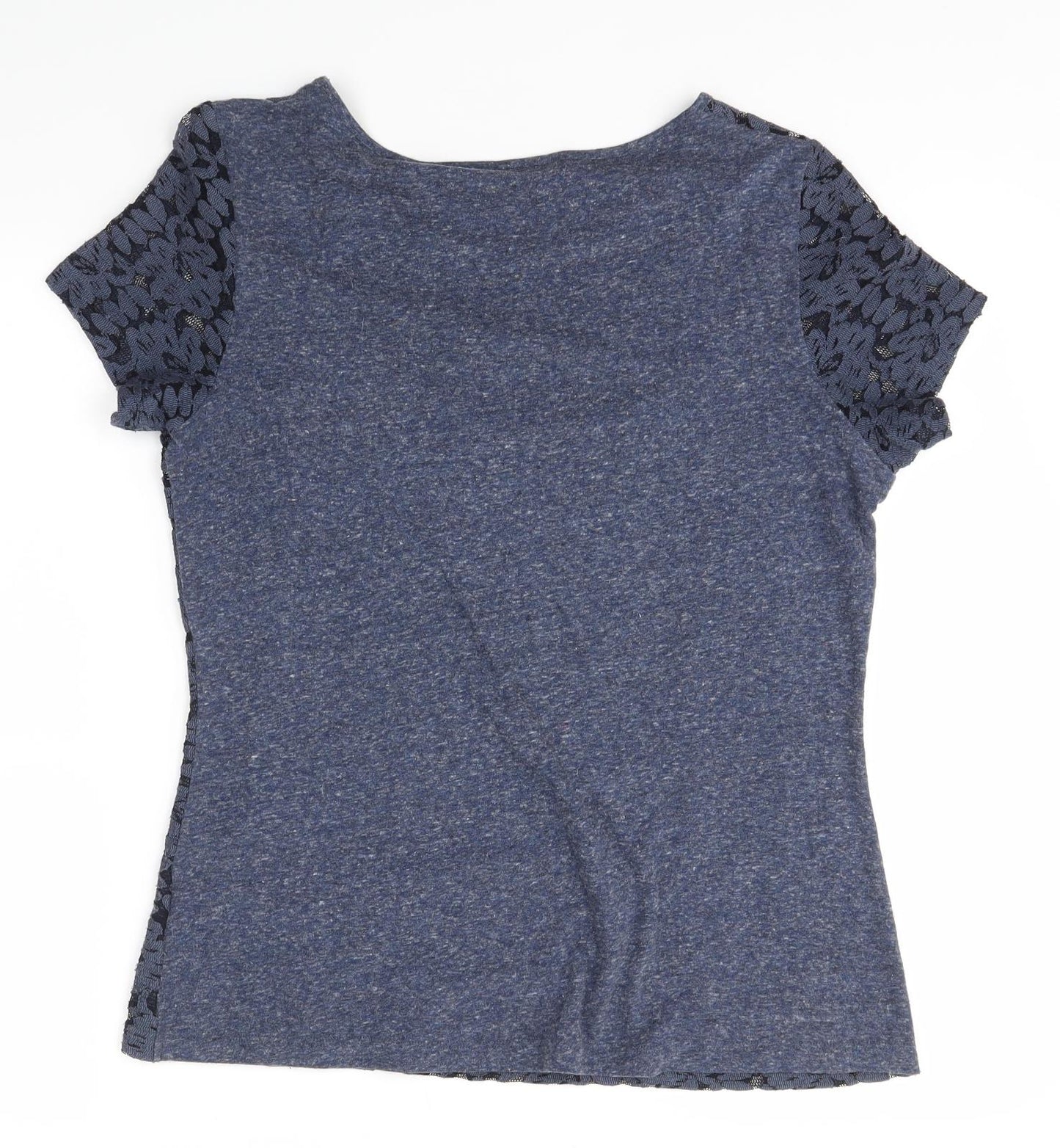 PAYNE STUDIO Womens Blue   Basic T-Shirt Size 12