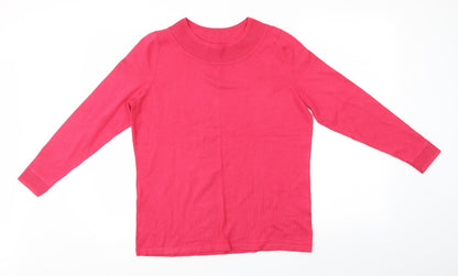 Womens UK Size S BM Collection Pink Pullover Jumper