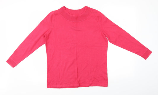 Womens UK Size S BM Collection Pink Pullover Jumper