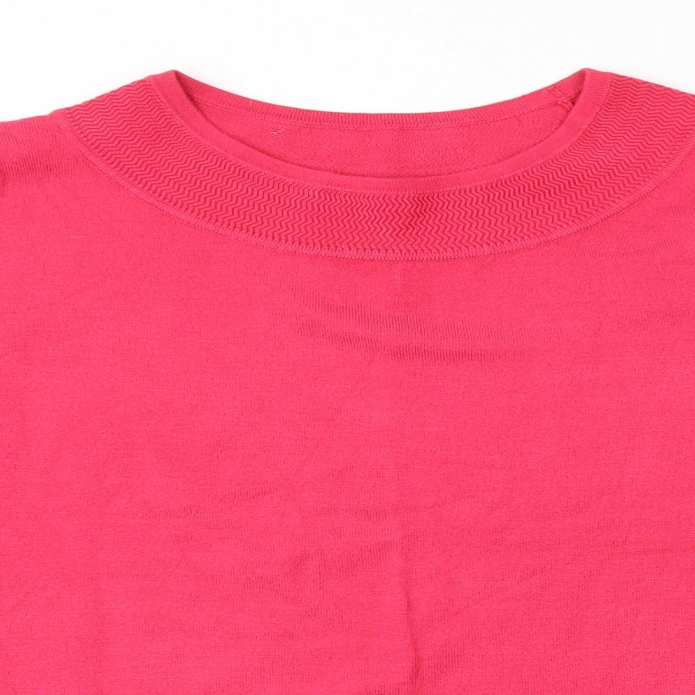 Womens UK Size S BM Collection Pink Pullover Jumper