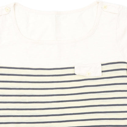 Womens UK Size S Preworn Multicoloured Basic T-Shirt