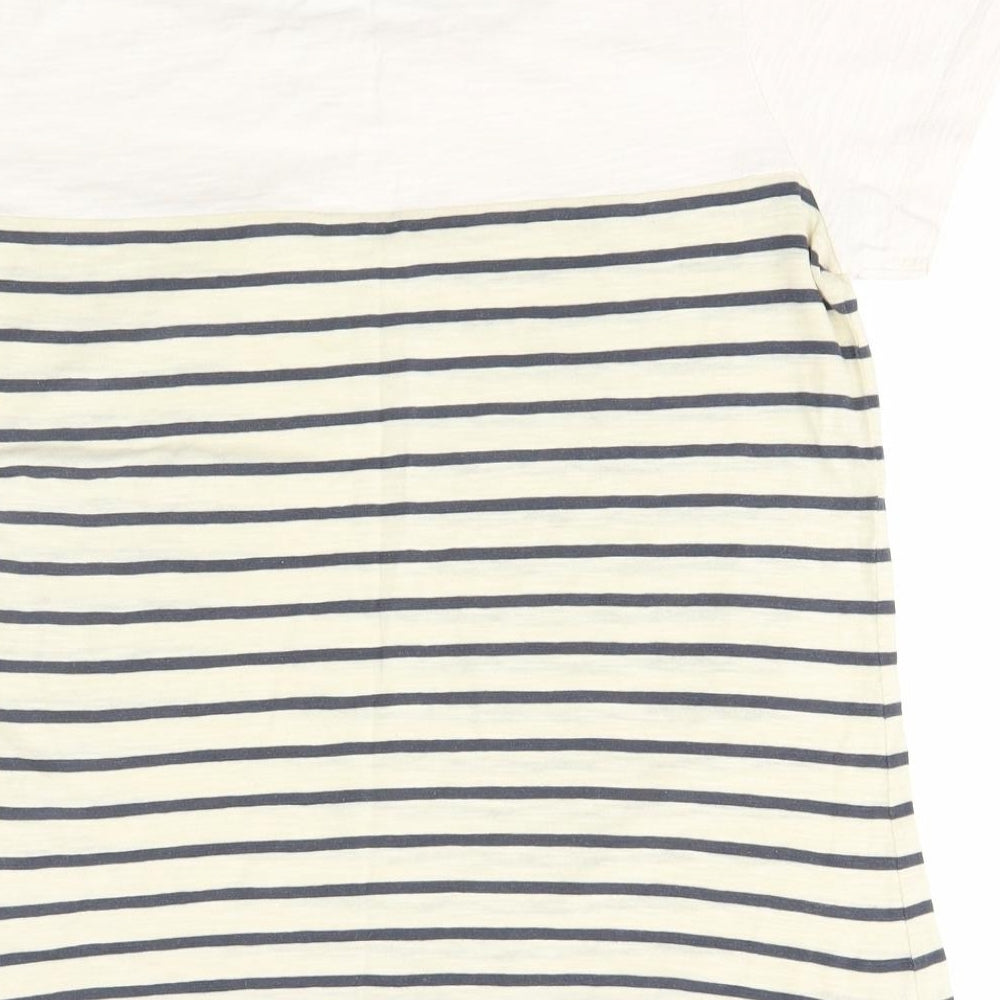 Womens UK Size S Preworn Multicoloured Basic T-Shirt