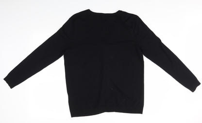 Flashlights Womens Black   Cape Jumper Size 18