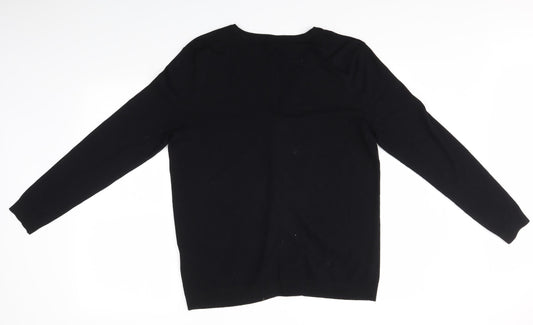 Flashlights Womens Black   Cape Jumper Size 18
