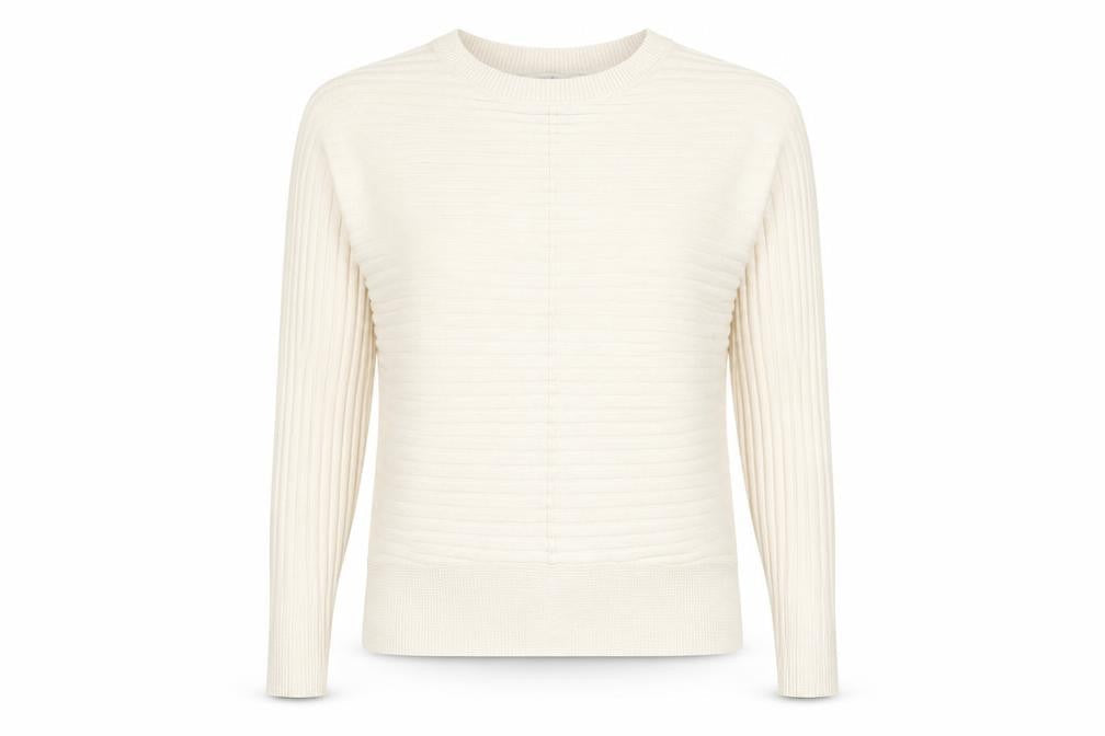 Womens UK Size XS George White Pullover Jumper