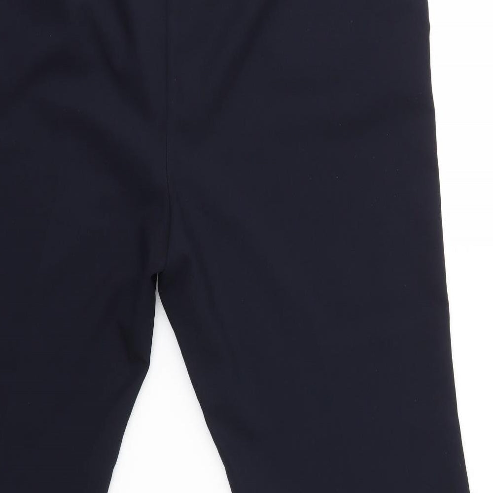 Womens UK Size 16 Preworn Regular Fit Dress Pants Blue Trousers