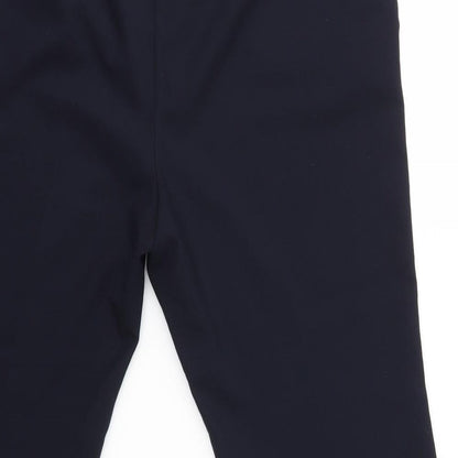 Womens UK Size 16 Preworn Regular Fit Dress Pants Blue Trousers