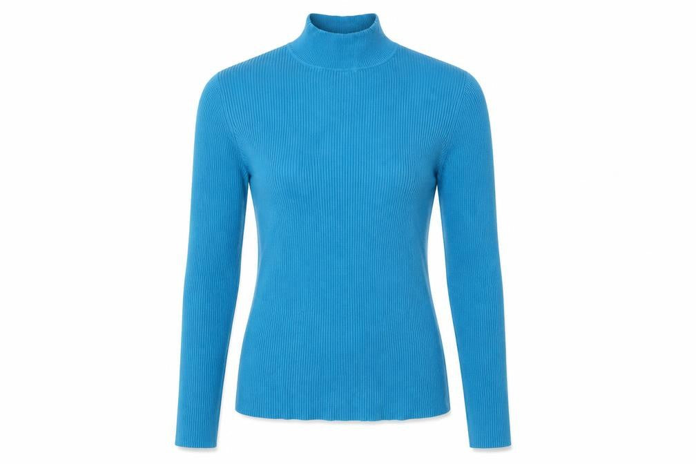 Womens UK Size L Preworn Blue Pullover Jumper
