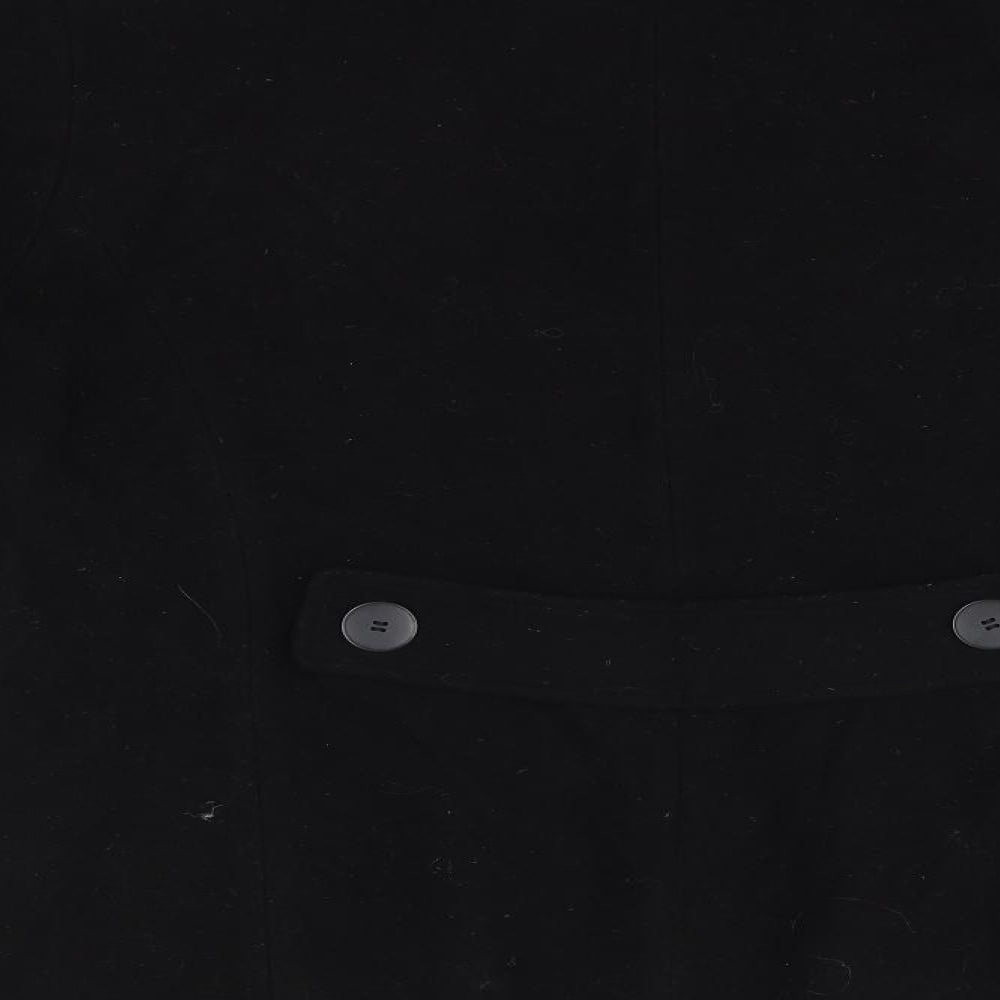 George Womens Black   Overcoat Coat Size 16