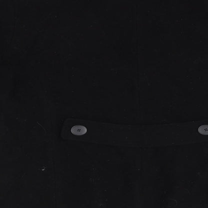 George Womens Black   Overcoat Coat Size 16
