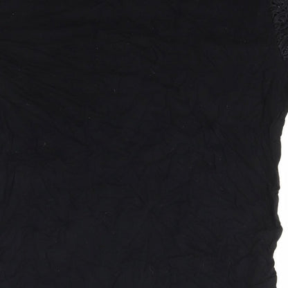 BE YOU Girls Black   Basic T-Shirt Size 10 Years