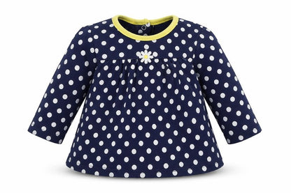 Little Me Baby Black Polka Dot  A-Line  Size 12 Months