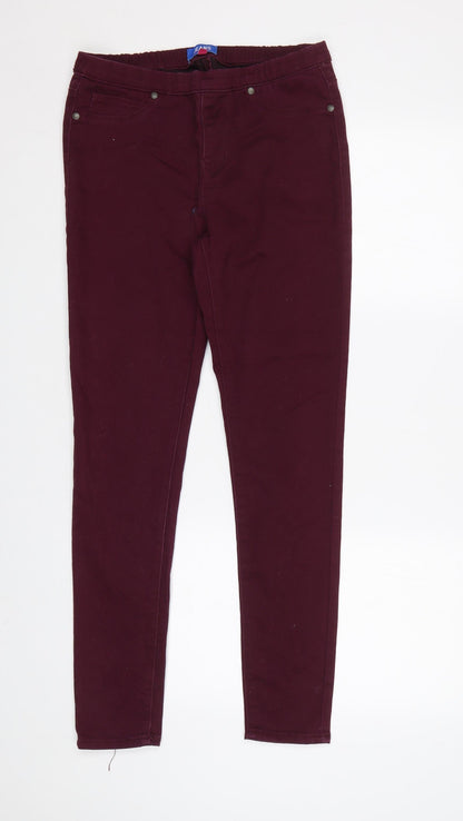Womens UK Size 10 Jeans Regular Fit Jegging Purple Jeans