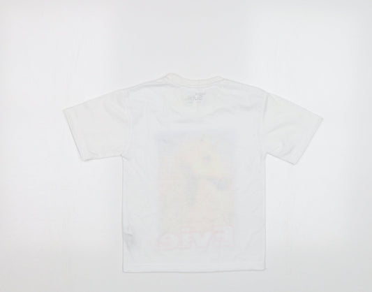 Xpres Subli Girls White  Rayon Basic Polo Size 3-4 Years  - Horse