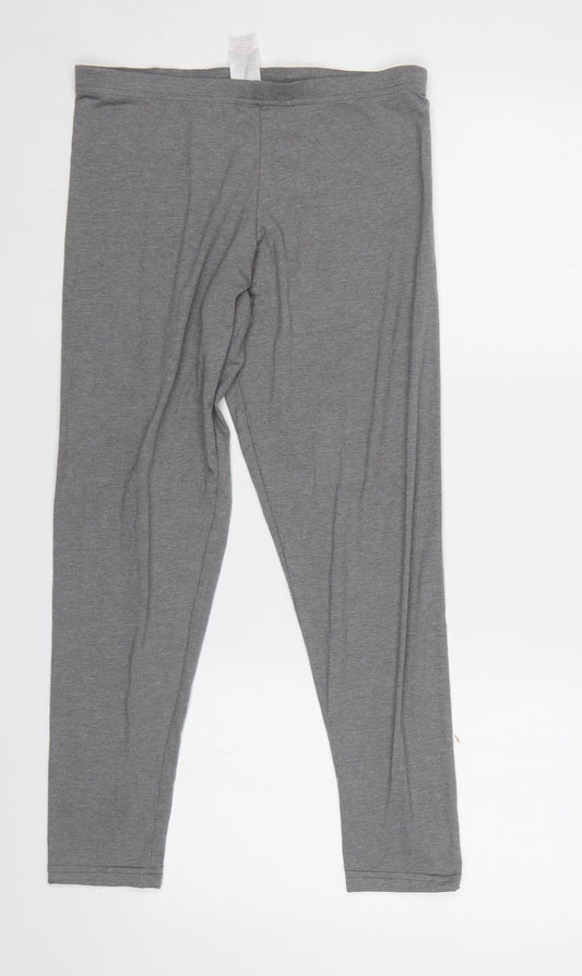 Avenue Womens Grey   Chino Leggings Size 12 L24 in