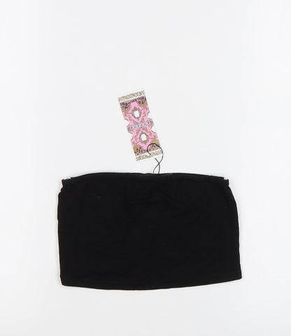 Boohoo Womens Black   Cropped Tank Size 6