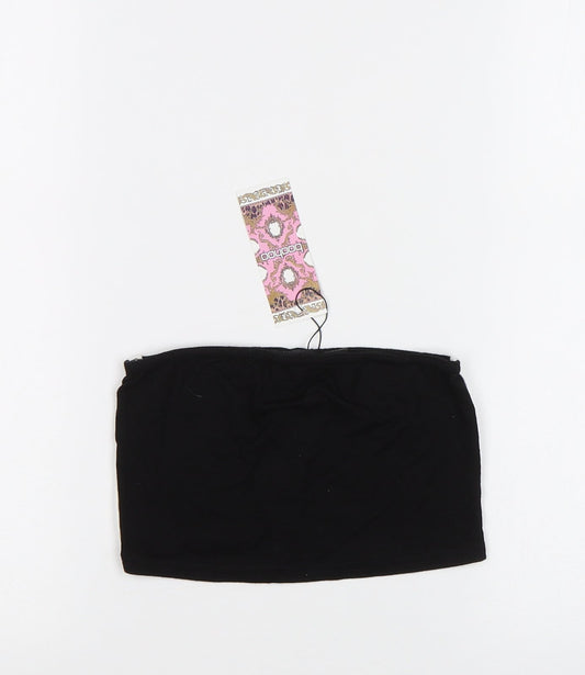 Boohoo Womens Black   Cropped Tank Size 6