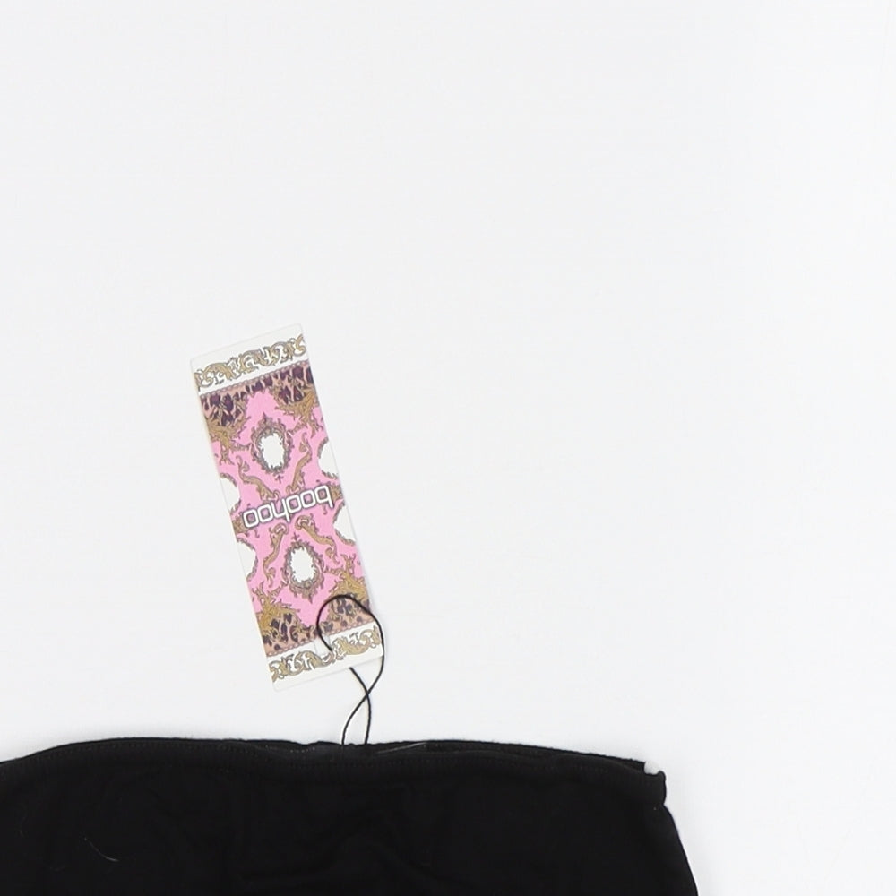 Boohoo Womens Black   Cropped Tank Size 6