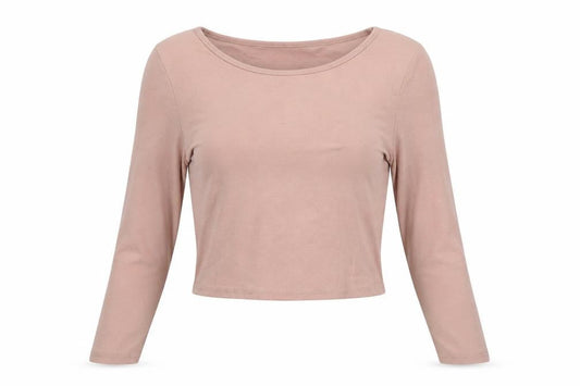 New Look Womens Pink   Cropped T-Shirt Size 8