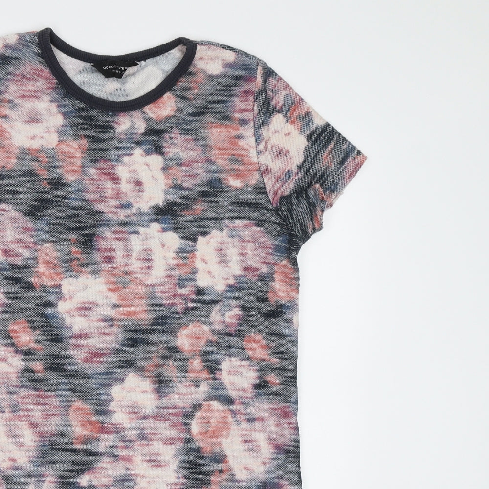 Dorothy Perkins Womens Multicoloured Floral  Slip Dress  Size 10