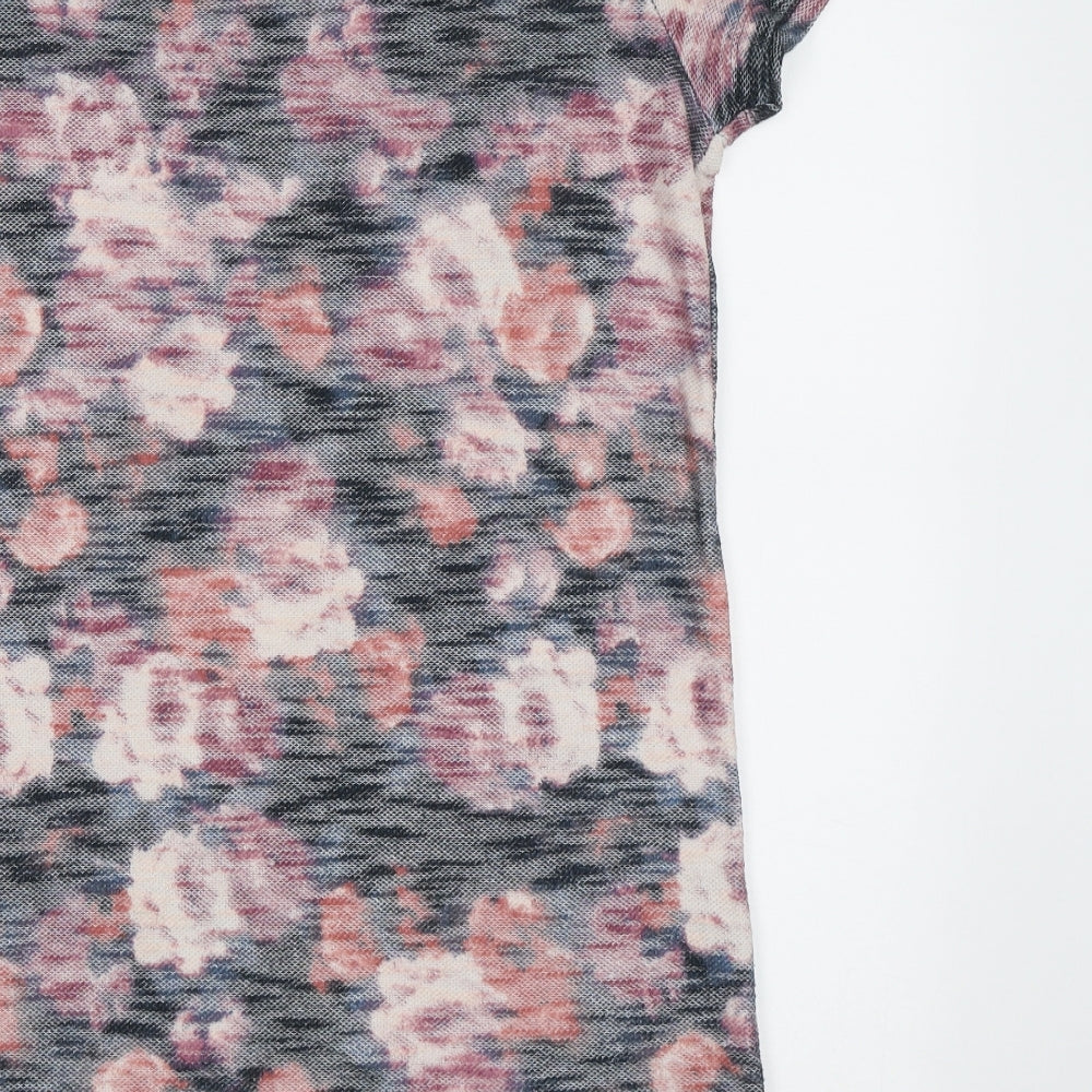 Dorothy Perkins Womens Multicoloured Floral  Slip Dress  Size 10