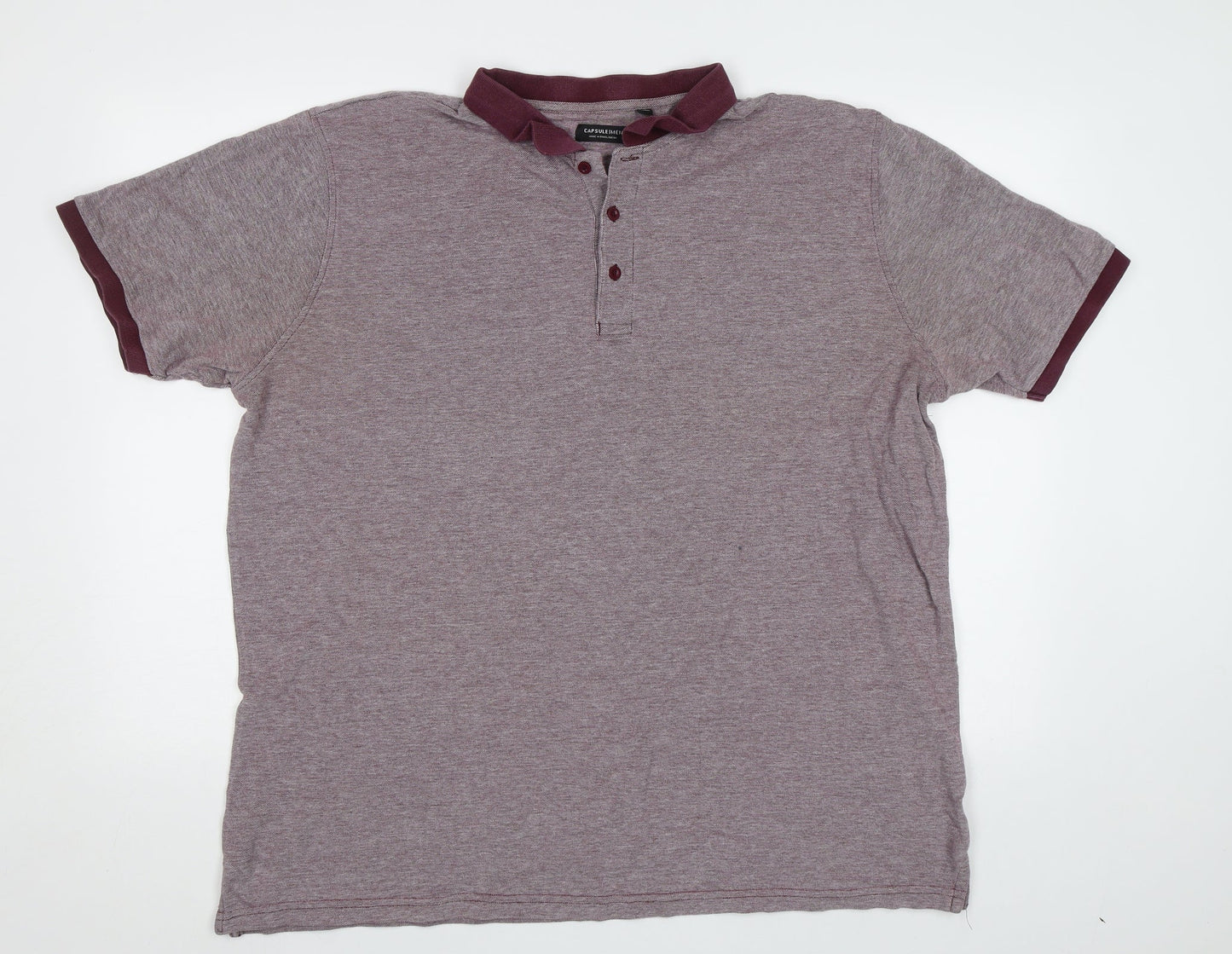 Capsule Mens Red    Polo Size XL