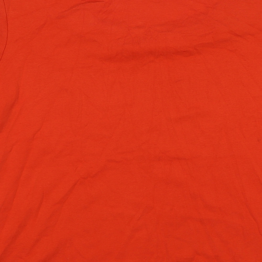 Womens UK Size L Julipa Red Basic Blouse