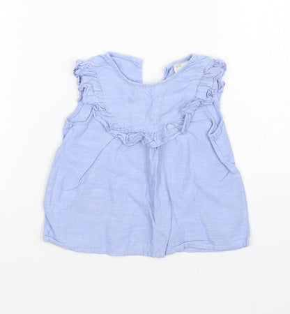 H&M Girls Blue   A-Line  Size 6-9 Months