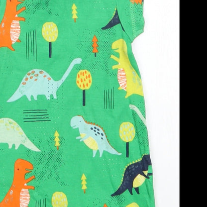 waitrose Boys Green   Romper One-Piece Size 0-3 Months