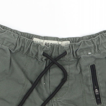 denim co Boys Green   Cargo Trousers Size 18-24 Months