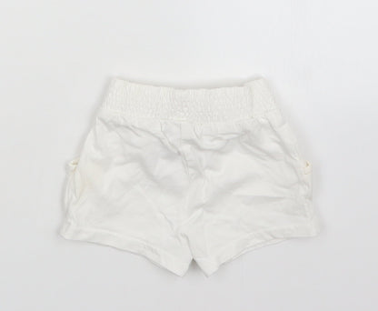 NEXT Girls White   Sweatpants Trousers Size 12-18 Months