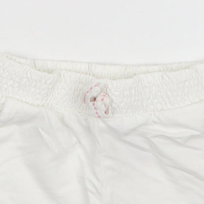 NEXT Girls White   Sweatpants Trousers Size 12-18 Months