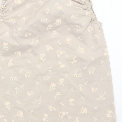 George Girls Grey Floral  A-Line  Size 12-18 Months