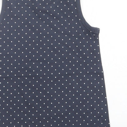 George Girls Blue Polka Dot  Tank Dress  Size 12-18 Months