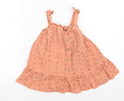 George Girls Orange   A-Line  Size 18-24 Months