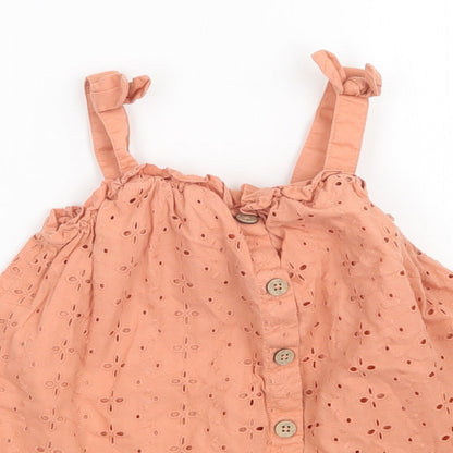 George Girls Orange   A-Line  Size 18-24 Months