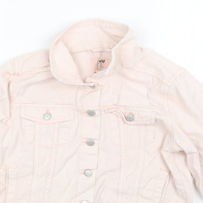 H&M Girls Pink   Jacket  Size 15 Years