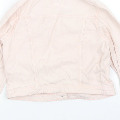 H&M Girls Pink   Jacket  Size 15 Years
