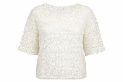 Womens UK Size 14 NEXT White Pullover Jumper