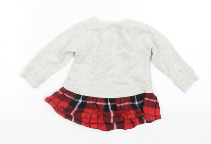 NEXT Girls Grey   Pullover Jumper Size 3-6 Months