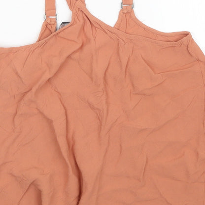 New Look Womens Orange   Basic Tank Size 8