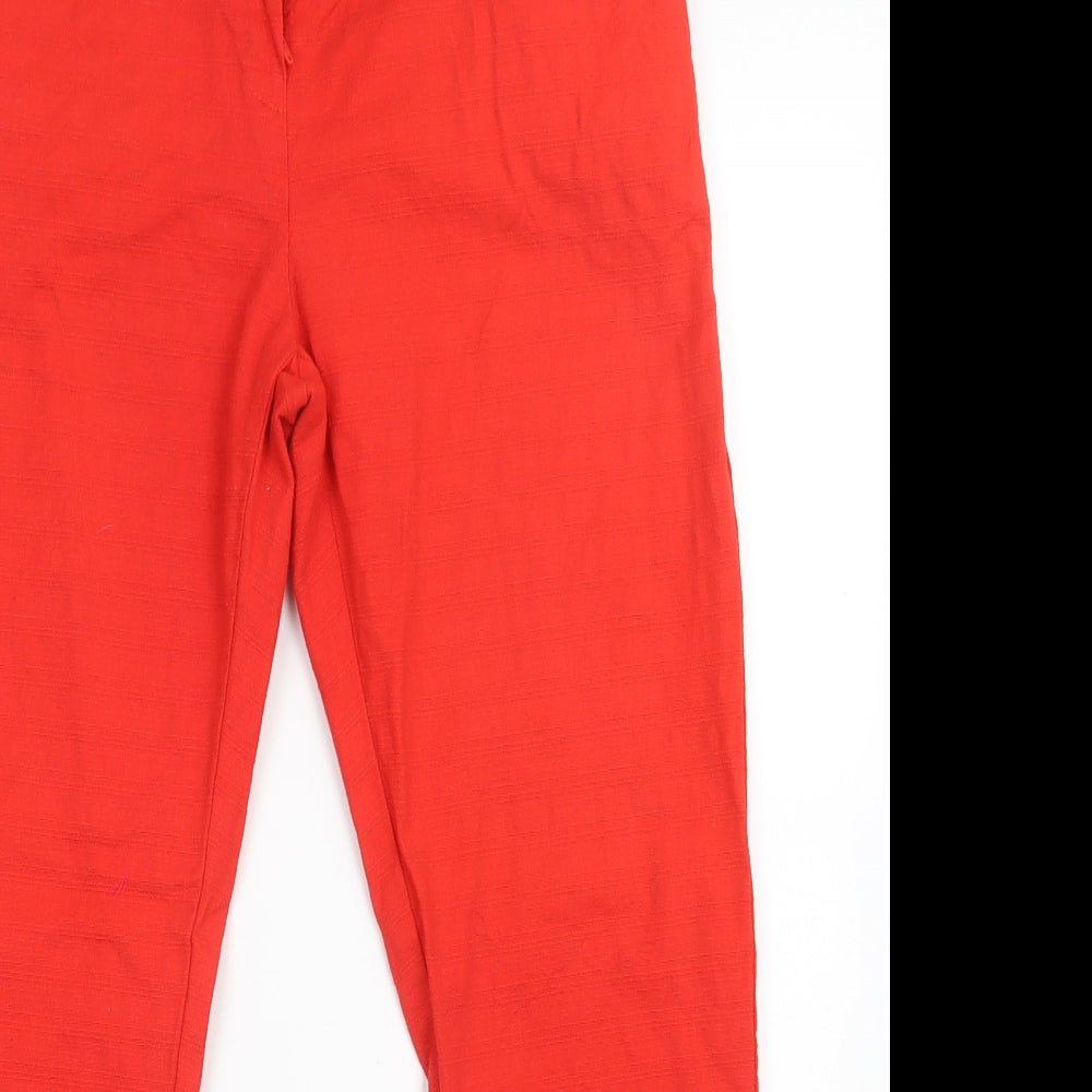 George Womens Red   Trousers  Size 10 L27 in