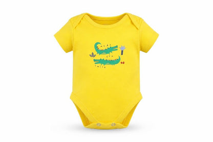George Baby Yellow   Babygrow One-Piece Size 0-3 Months  - DINOSAURS