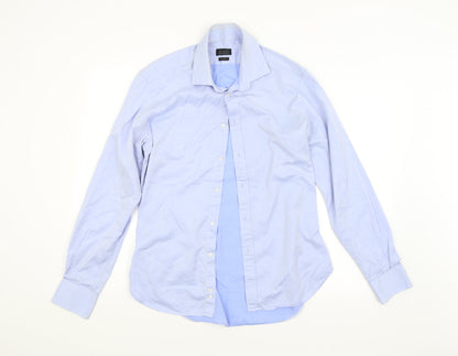 ZARA MAN Mens Blue    Dress Shirt