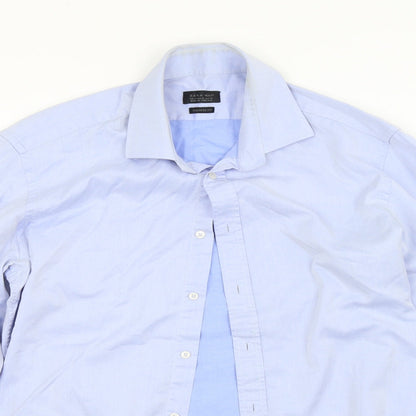 ZARA MAN Mens Blue    Dress Shirt