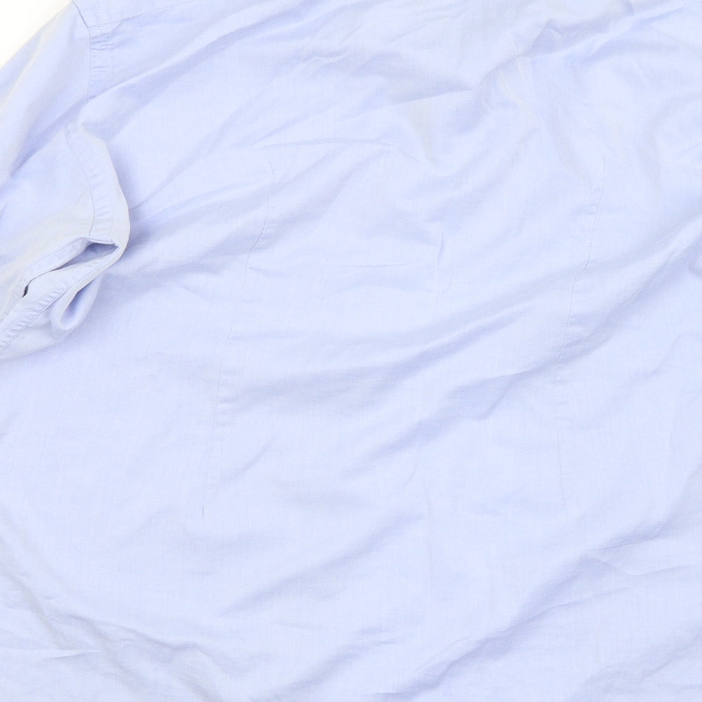 ZARA MAN Mens Blue    Dress Shirt